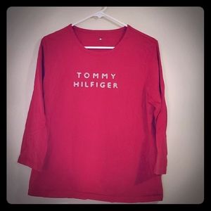 Tommy Hilfiger Red Long Sleeve Top #3